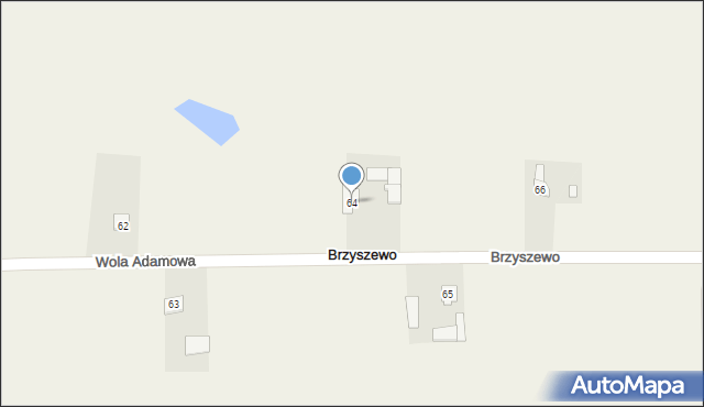 Brzyszewo, Brzyszewo, 64, mapa Brzyszewo