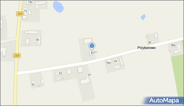 Brzyszewo, Brzyszewo, 81, mapa Brzyszewo