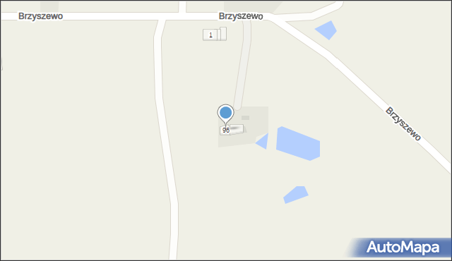 Brzyszewo, Brzyszewo, 96, mapa Brzyszewo