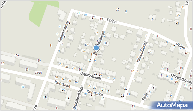 Busko-Zdrój, Broniewskiego Władysława, 7, mapa Busko-Zdrój