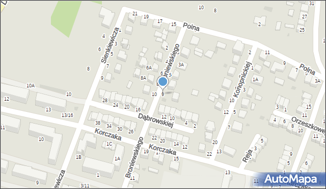 Busko-Zdrój, Broniewskiego Władysława, 9, mapa Busko-Zdrój