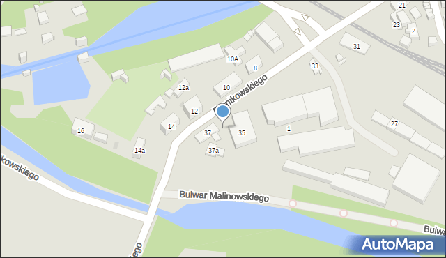Bydgoszcz, Bronikowskiego Józefa, 35k, mapa Bydgoszczy