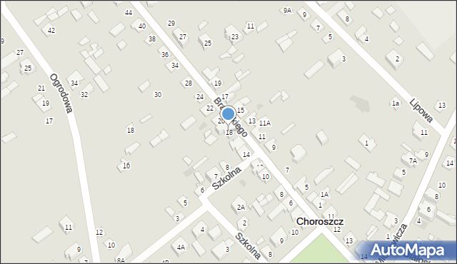 Choroszcz, Branickiego Jana Klemensa, 18, mapa Choroszcz