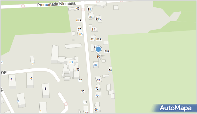 Częstochowa, Brzeźnicka, 80, mapa Częstochowy