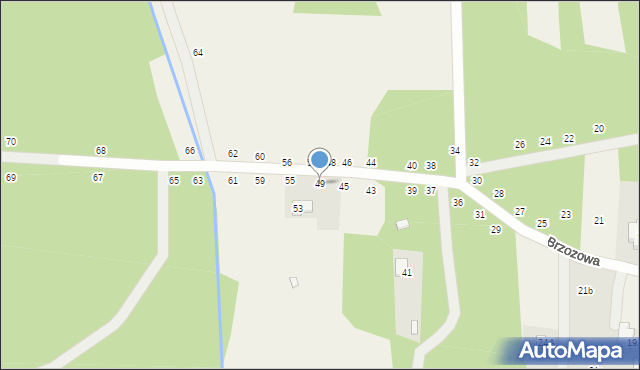 Dobczyn, Brzozowa, 49, mapa Dobczyn