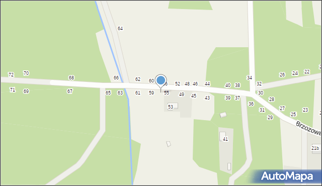 Dobczyn, Brzozowa, 57, mapa Dobczyn