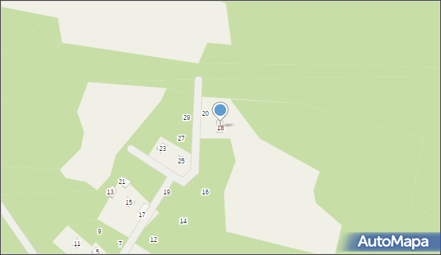 Dobków, Brzozowa, 18, mapa Dobków