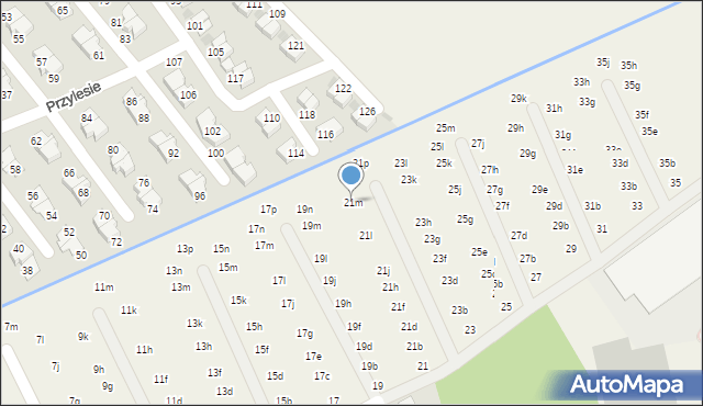 Domaszczyn, Brzozowa, 21m, mapa Domaszczyn