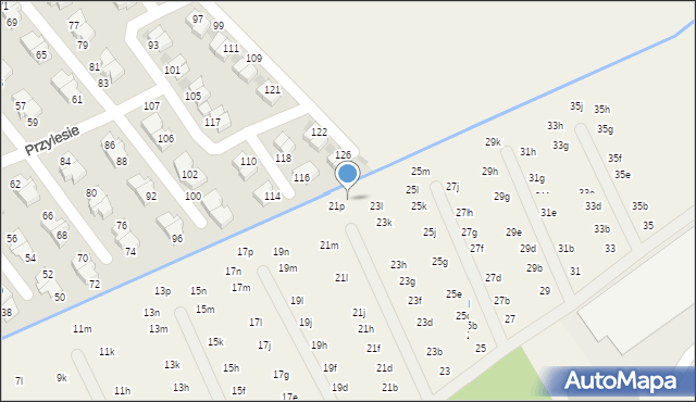 Domaszczyn, Brzozowa, 23m, mapa Domaszczyn