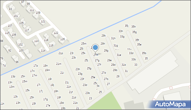 Domaszczyn, Brzozowa, 27h, mapa Domaszczyn