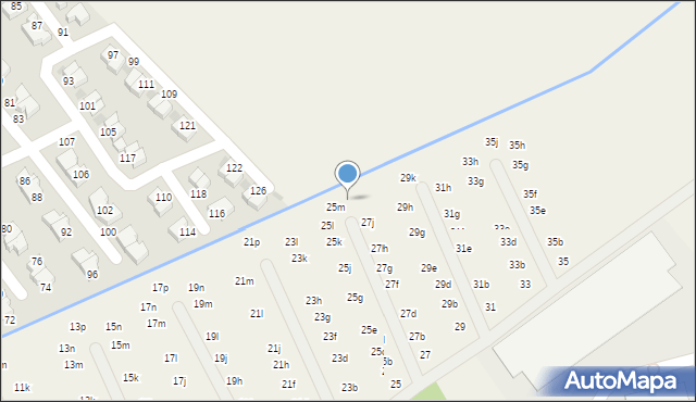 Domaszczyn, Brzozowa, 27l, mapa Domaszczyn