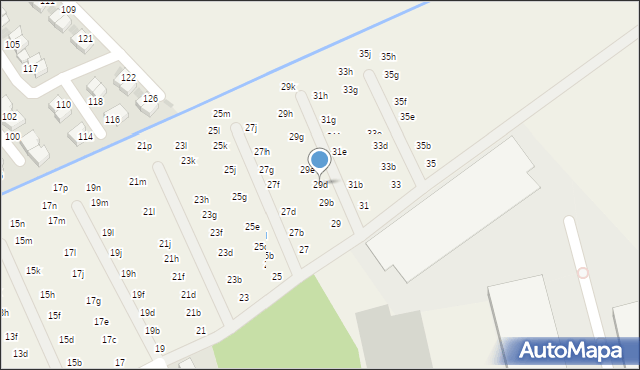 Domaszczyn, Brzozowa, 29d, mapa Domaszczyn
