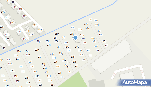 Domaszczyn, Brzozowa, 29f, mapa Domaszczyn