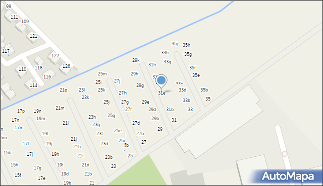 Domaszczyn, Brzozowa, 31e, mapa Domaszczyn