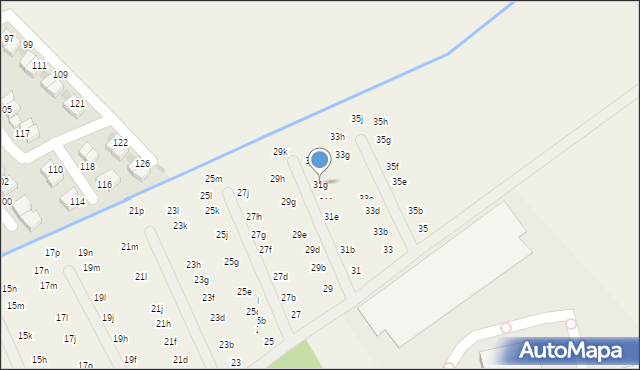 Domaszczyn, Brzozowa, 31g, mapa Domaszczyn