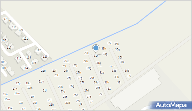 Domaszczyn, Brzozowa, 31h, mapa Domaszczyn