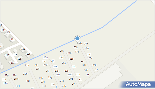 Domaszczyn, Brzozowa, 33j, mapa Domaszczyn