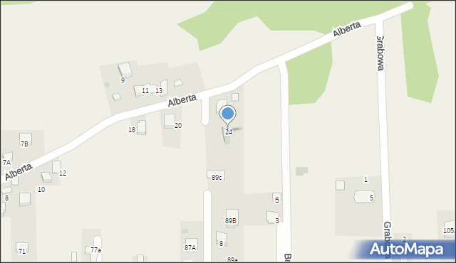 Dulowa, Brata Alberta, 24, mapa Dulowa