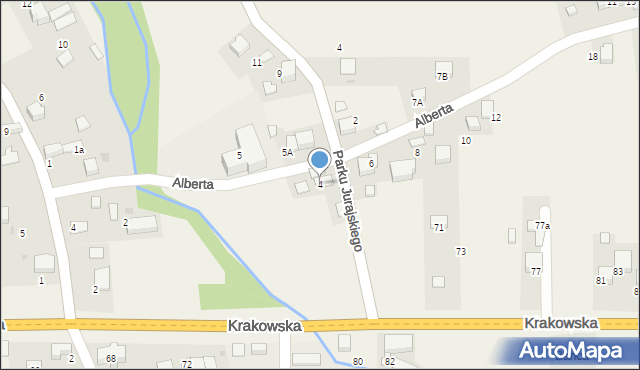 Dulowa, Brata Alberta, 4, mapa Dulowa