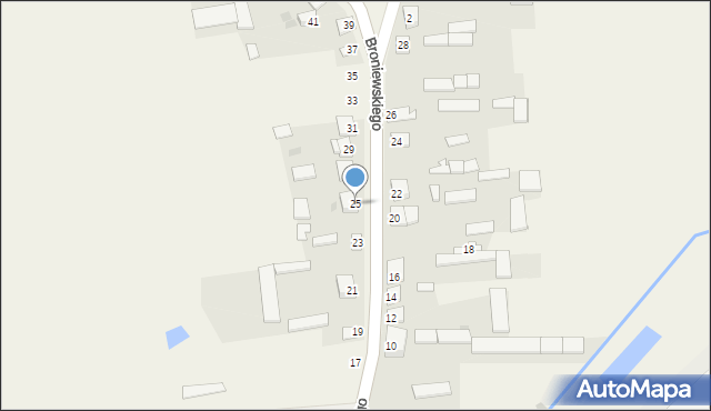 Dzierzgowo, Broniewskiego Władysława, 25, mapa Dzierzgowo