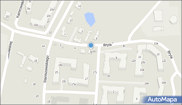 Gdynia, Bryla Janki, 6, mapa Gdyni