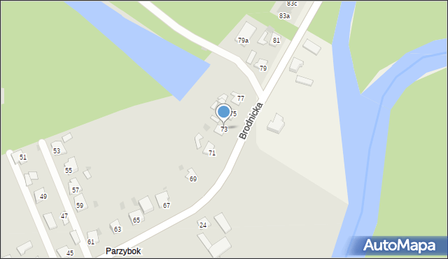 Golub-Dobrzyń, Brodnicka, 73, mapa Golub-Dobrzyń