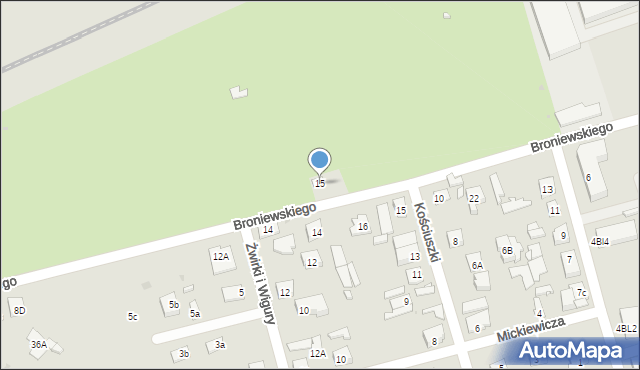 Góra Kalwaria, Broniewskiego Władysława, 18, mapa Góra Kalwaria