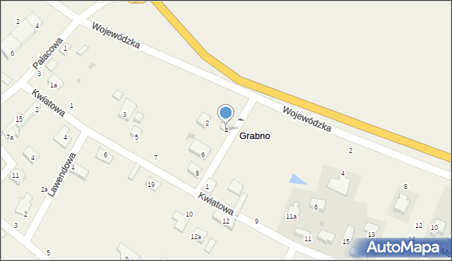 Grabno, Bratkowa, 4, mapa Grabno