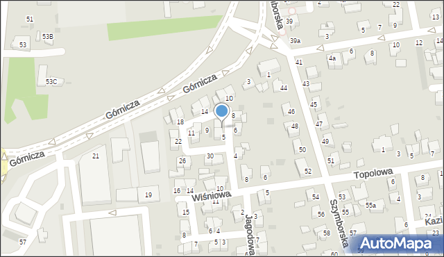 Inowrocław, Brzoskwiniowa, 7, mapa Inowrocławia