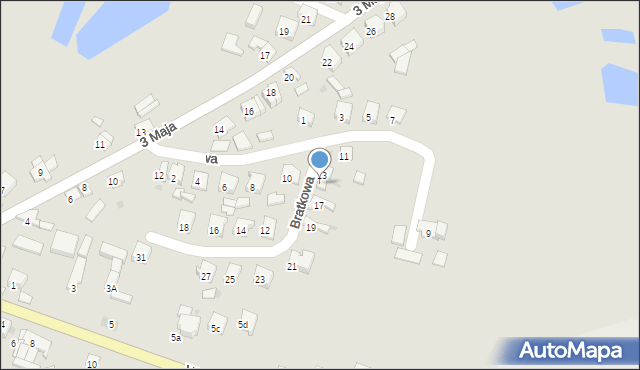 Izbica Kujawska, Bratkowa, 15, mapa Izbica Kujawska