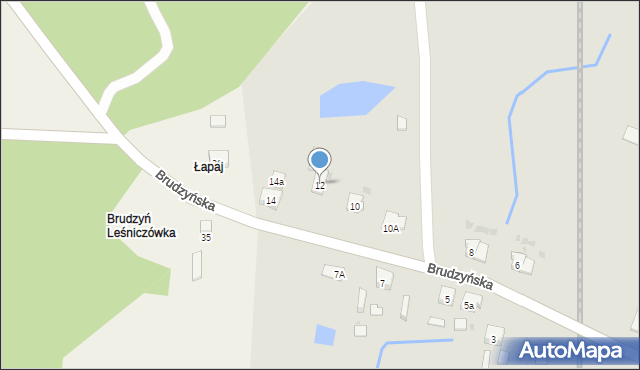 Janowiec Wielkopolski, Brudzyńska, 12, mapa Janowiec Wielkopolski