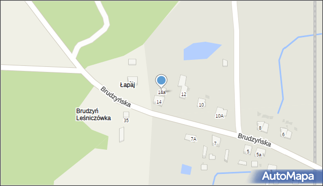 Janowiec Wielkopolski, Brudzyńska, 14a, mapa Janowiec Wielkopolski