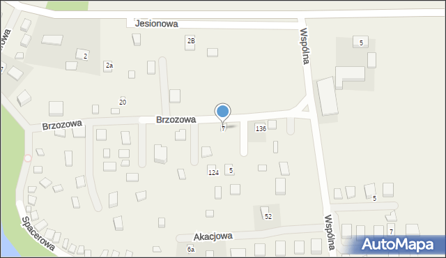 Jaromierz, Brzozowa, 7, mapa Jaromierz