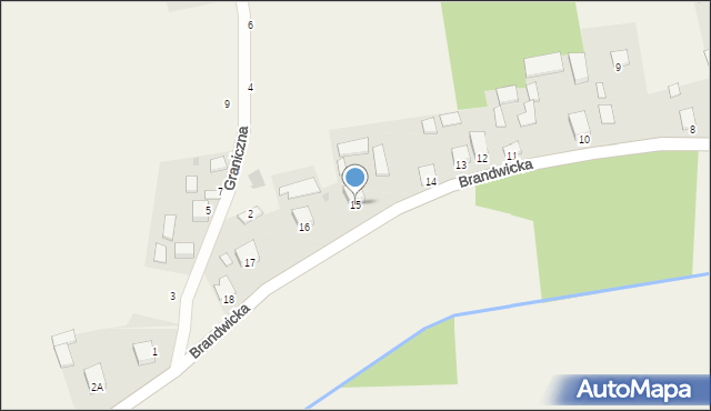 Jastkowice, Brandwicka, 15, mapa Jastkowice