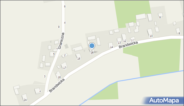 Jastkowice, Brandwicka, 15, mapa Jastkowice