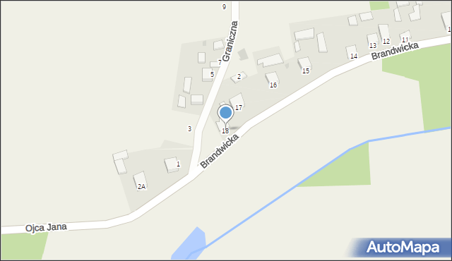 Jastkowice, Brandwicka, 18, mapa Jastkowice