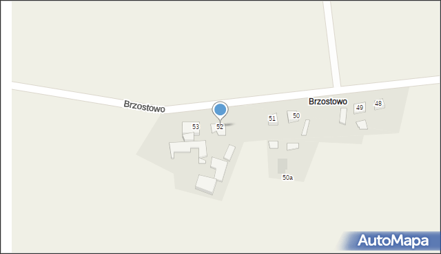 Jedlice, Brzostowo, 52, mapa Jedlice