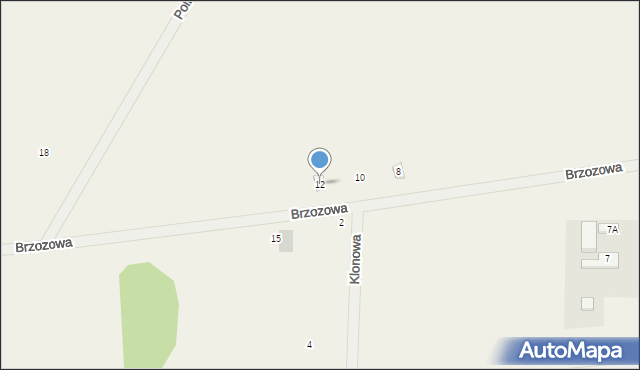 Jezierzany, Brzozowa, 12, mapa Jezierzany