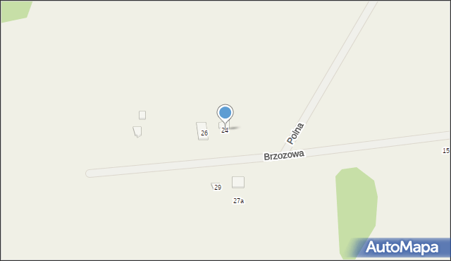 Jezierzany, Brzozowa, 24, mapa Jezierzany