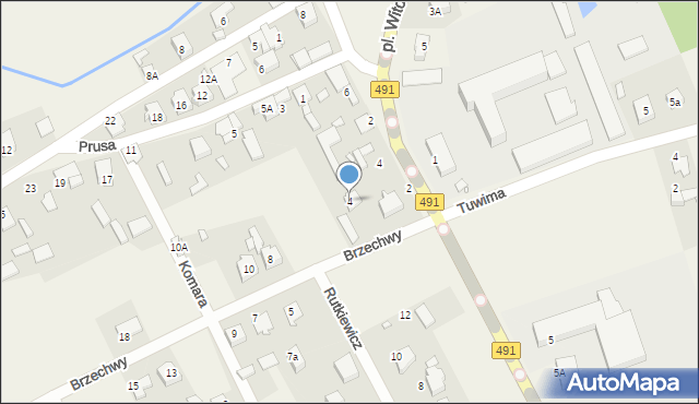 Kamyk, Brzechwy Jana, 4, mapa Kamyk