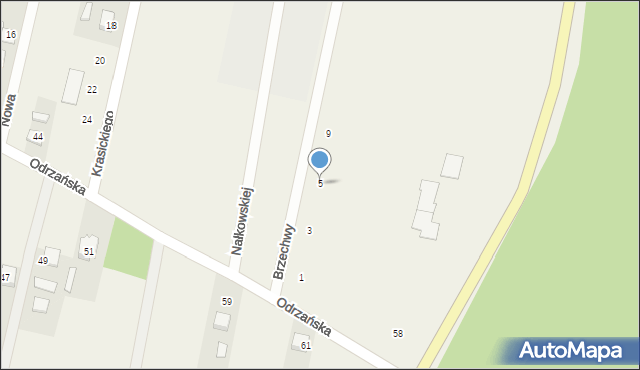 Kąty Opolskie, Brzechwy Jana, 5, mapa Kąty Opolskie