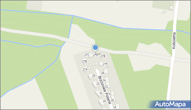 Kędzierówka, Brzozowa Polana, 27D, mapa Kędzierówka