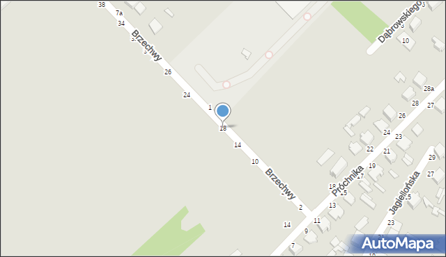 Koluszki, Brzechwy Jana, 18, mapa Koluszki