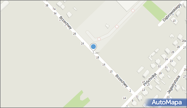 Koluszki, Brzechwy Jana, 20, mapa Koluszki