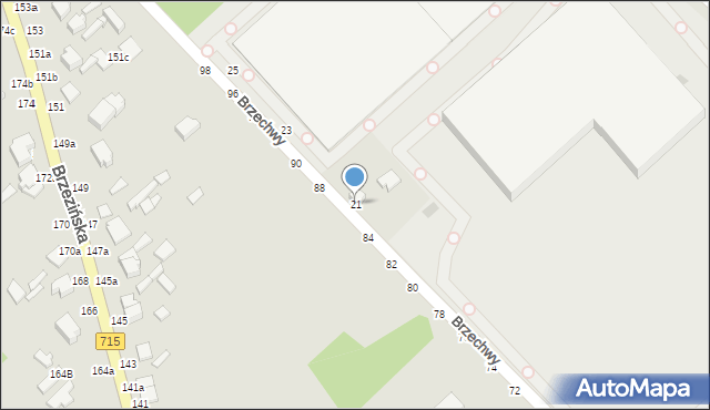 Koluszki, Brzechwy Jana, 21, mapa Koluszki