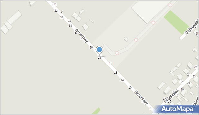 Koluszki, Brzechwy Jana, 24, mapa Koluszki