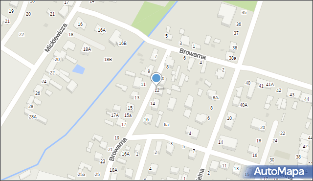 Konstantynów Łódzki, Browarna, 12, mapa Konstantynów Łódzki