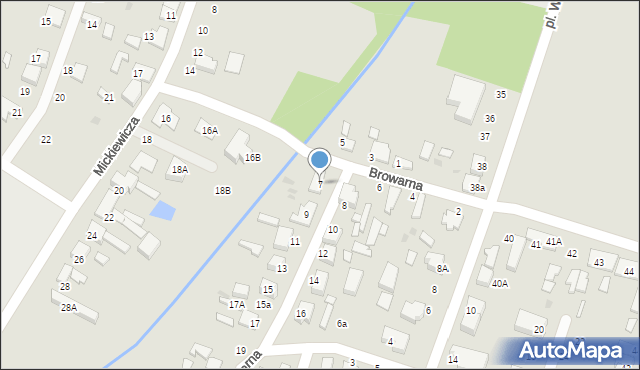 Konstantynów Łódzki, Browarna, 7, mapa Konstantynów Łódzki