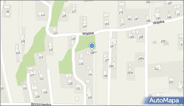 Krościenko Wyżne, Brzozowska, 145, mapa Krościenko Wyżne