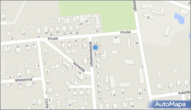 Krośniewice, Broniewskiego Władysława, 3, mapa Krośniewice